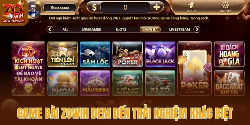 Sơ lược về cổng game Zowin